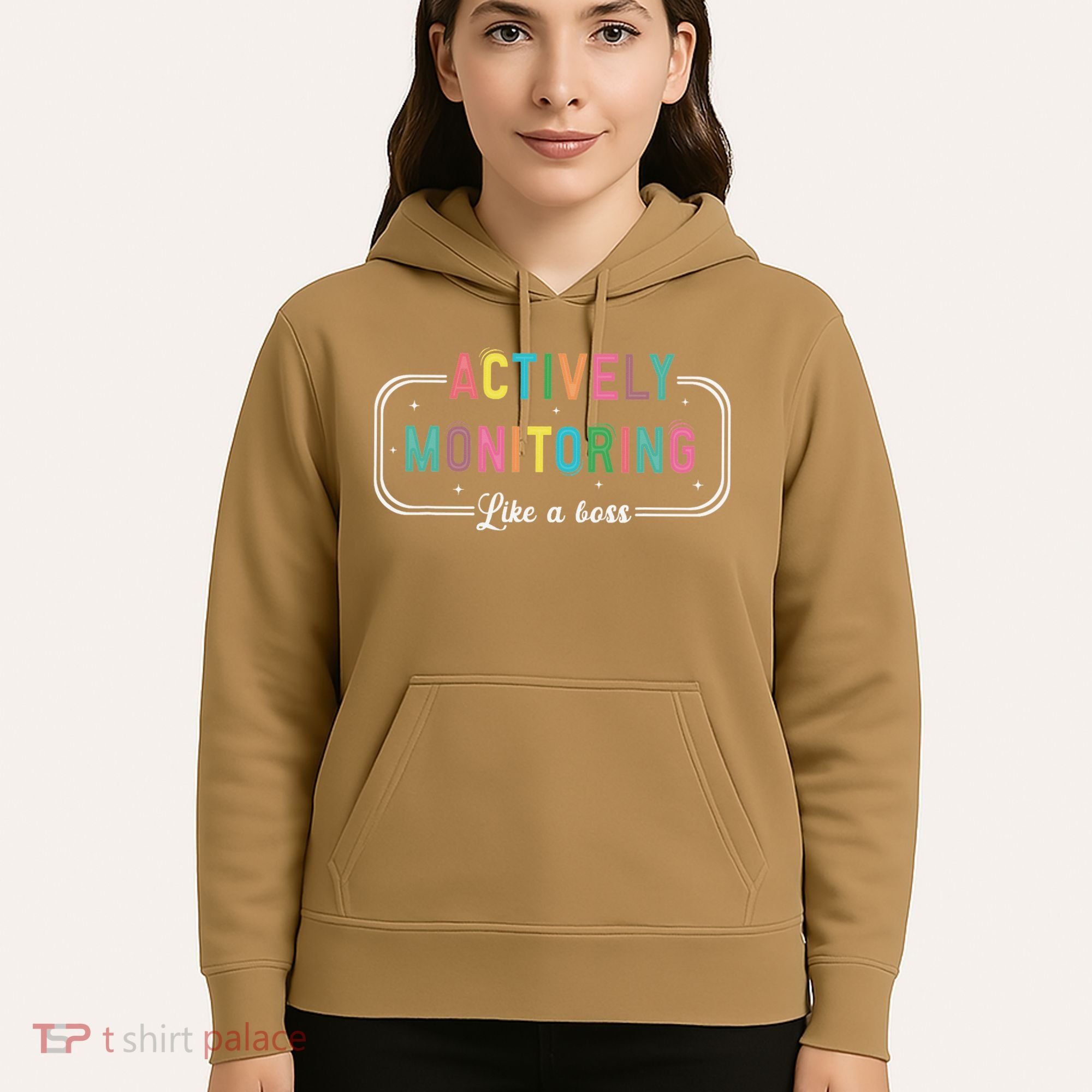 Actively Monitoring Like A Boss State Testing Teacher Hoodie