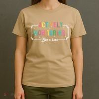 Actively Monitoring Like A Boss State Testing Teacher T-Shirt thumb 4