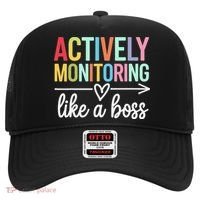 Actively Monitoring Like A Boss State Testing Day Teacher Hat thumb 0