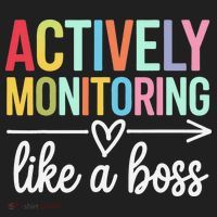 Actively Monitoring Like A Boss State Testing Day Teacher Hat thumb 2