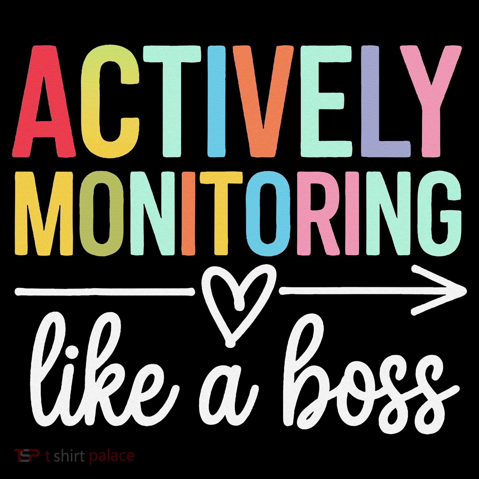 Actively Monitoring Like A Boss State Testing Day Teacher Tank Top