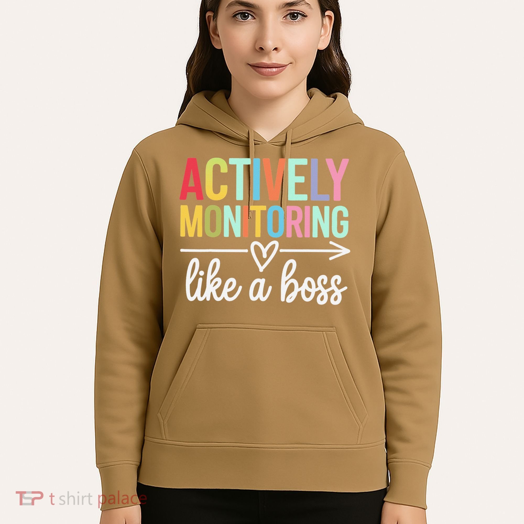 Actively Monitoring Like A Boss State Testing Day Teacher Hoodie