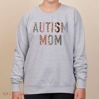 Autism Mom Leopard Print Women's Sweatshirt thumb 0