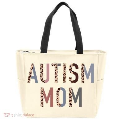 Autism Mom Leopard Print Bag