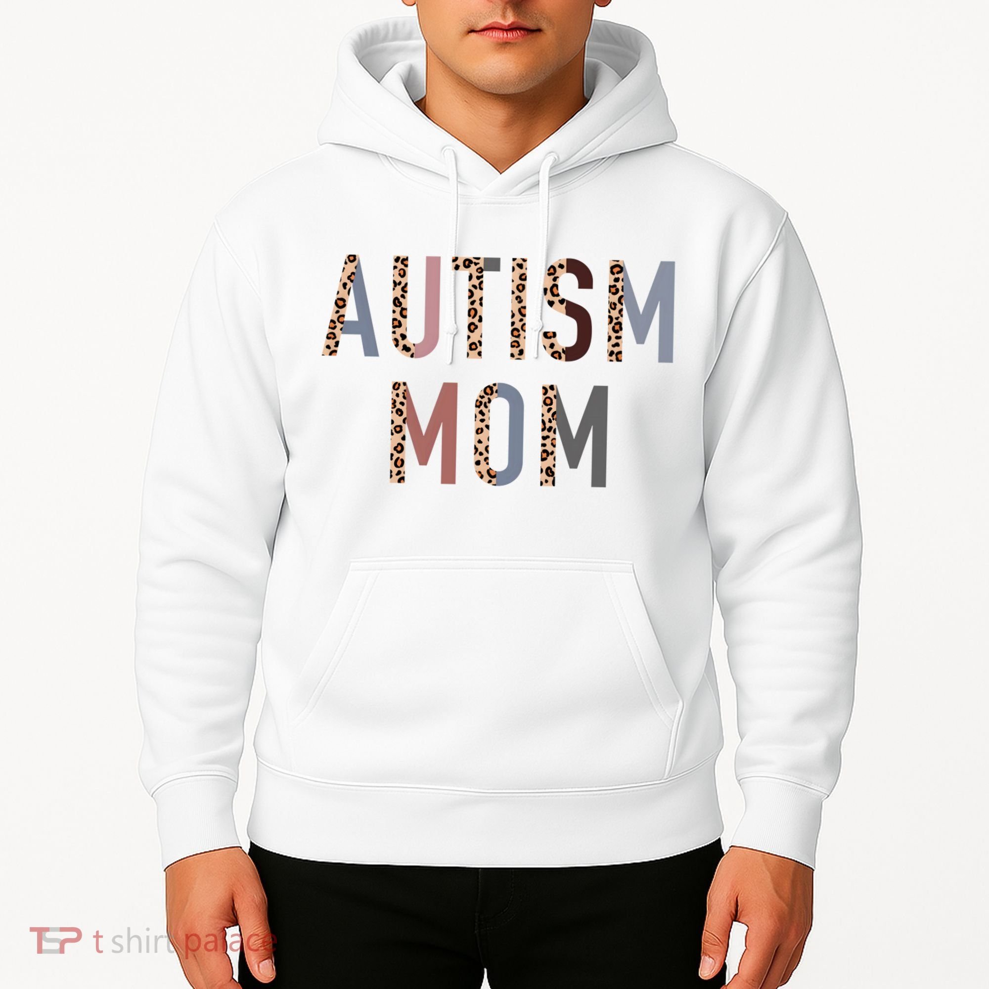 Autism Mom Leopard Print Hoodie