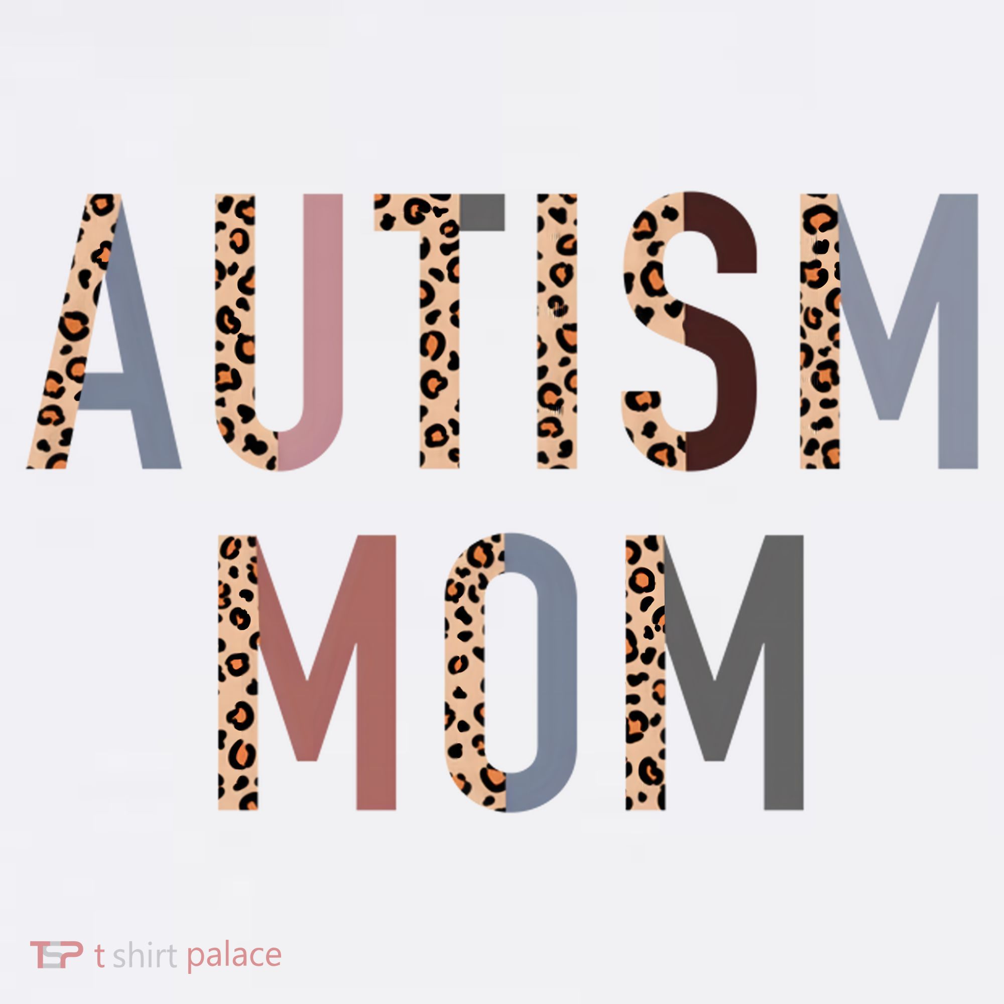 Autism Mom Leopard Print Long Sleeve Shirt