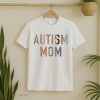 Autism Mom Leopard Print T-Shirt thumb 2