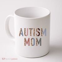 Autism Mom Leopard Print Coffee Mug thumb 0