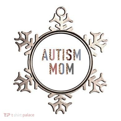 Autism Mom Leopard Print Ornament