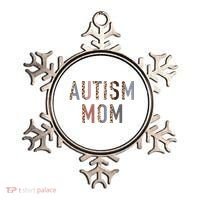Autism Mom Leopard Print Ornament thumb 0