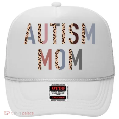 Autism Mom Leopard Print Hat