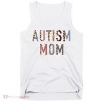 Autism Mom Leopard Print Tank Top thumb 0
