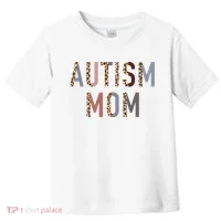 Autism Mom Leopard Print Toddler T-Shirt thumb 0