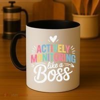Actively Monitoring Like A Boss Test Day Testing Teacher Coffee Mug thumb 4