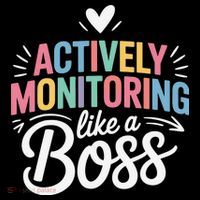 Actively Monitoring Like A Boss Test Day Testing Teacher Coaster thumb 2