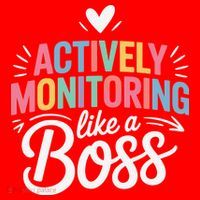 Actively Monitoring Like A Boss Test Day Testing Teacher Santa Hat thumb 1