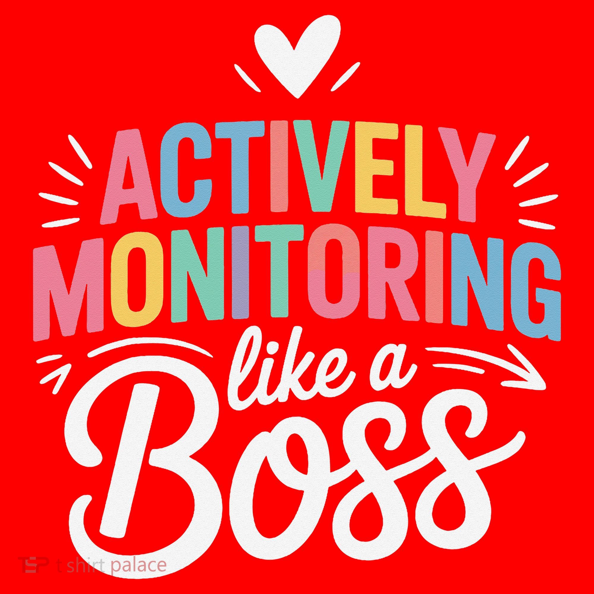 Actively Monitoring Like A Boss Test Day Testing Teacher Santa Hat