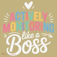 Actively Monitoring Like A Boss Test Day Testing Teacher Mousepad thumb 1