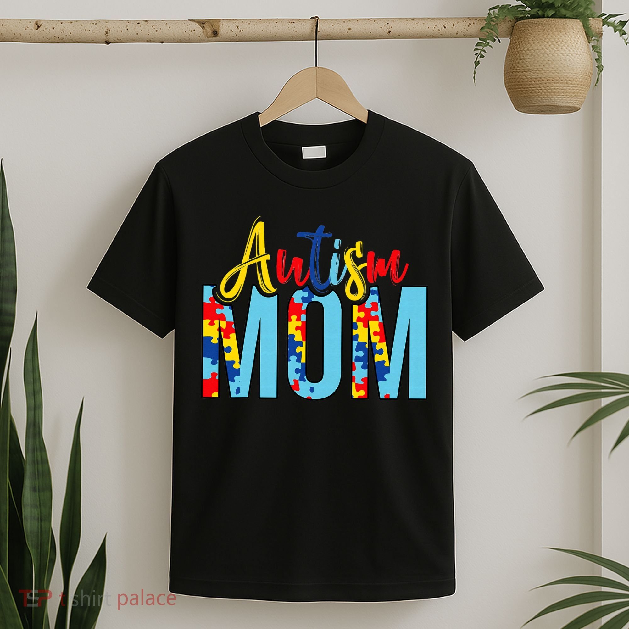 Autism Mom Life Puzzle Mothers Day Autism Mom T-Shirt