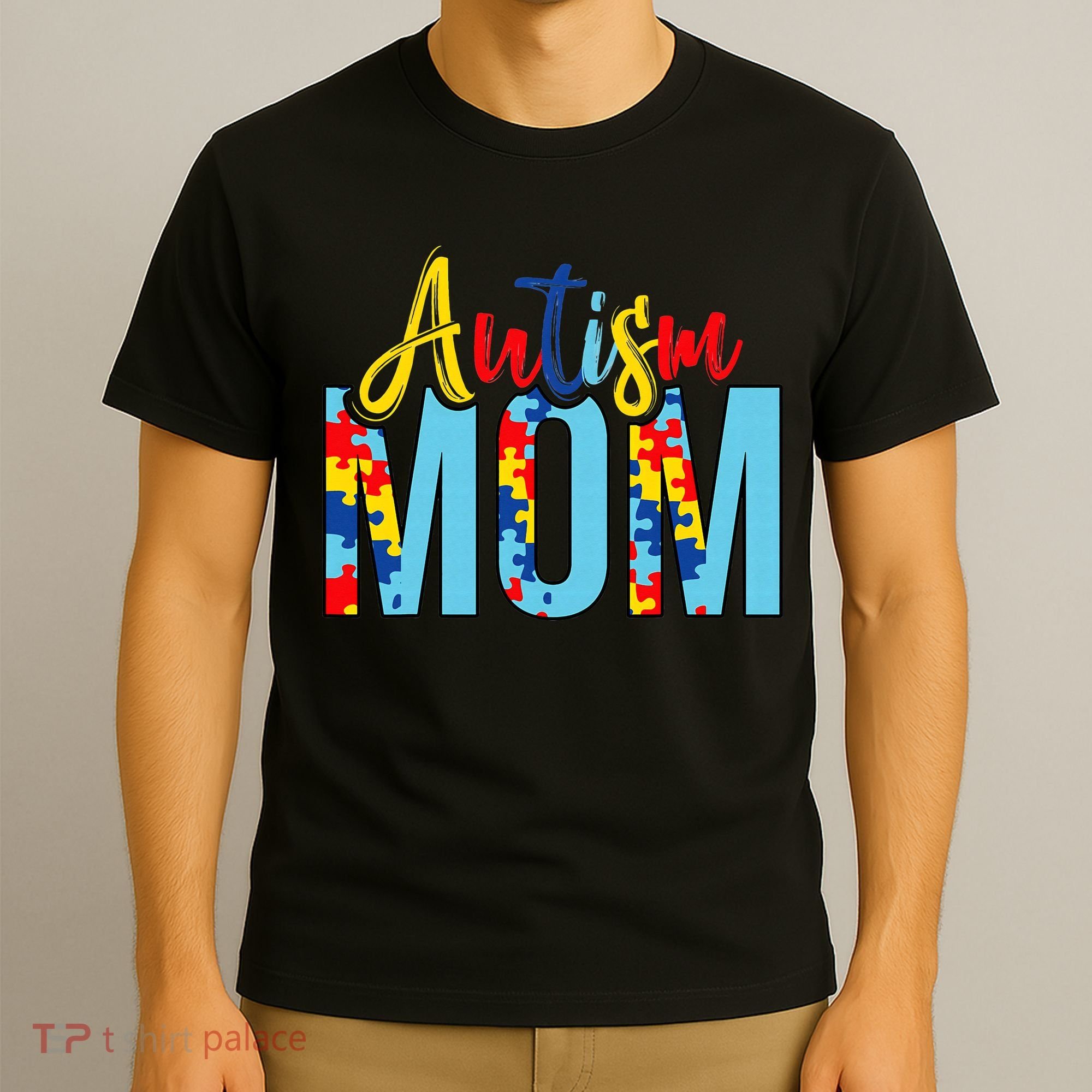 Autism Mom Life Puzzle Mothers Day Autism Mom T-Shirt