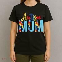 Autism Mom Life Puzzle Mothers Day Autism Mom T-Shirt thumb 4