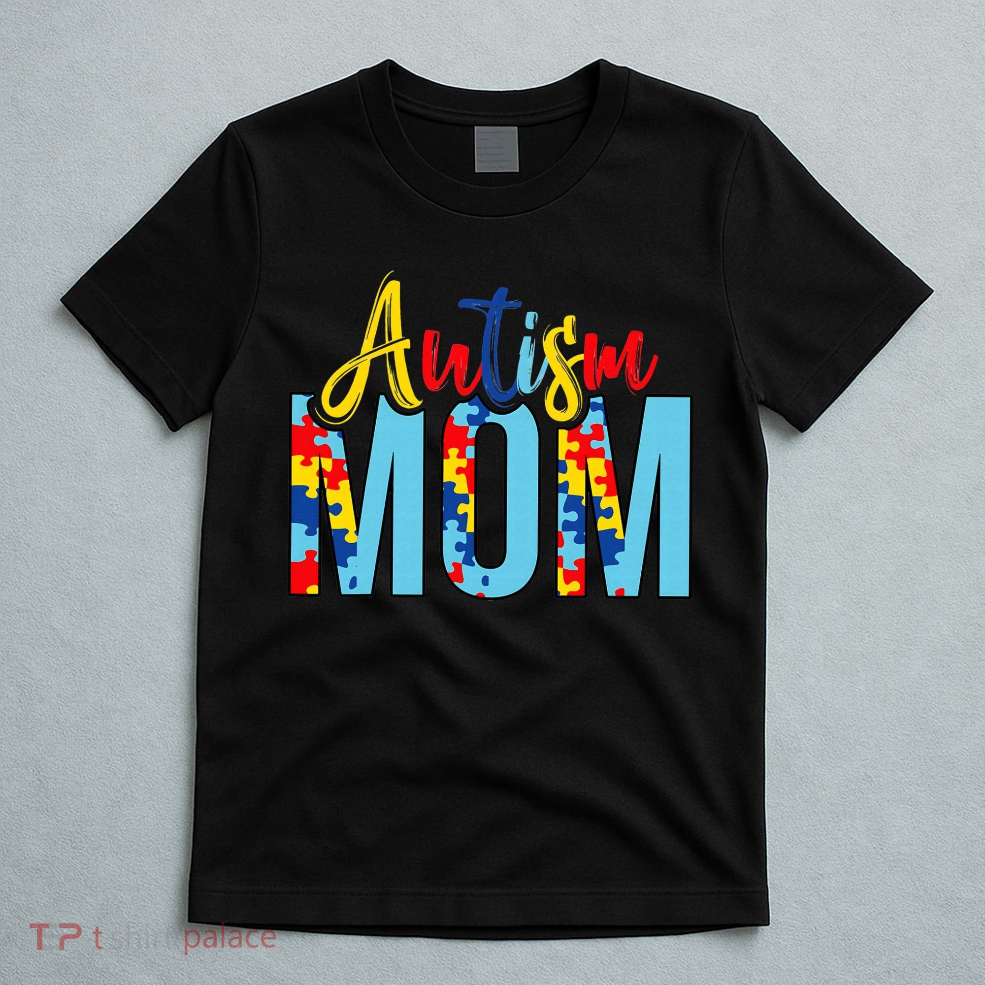 Autism Mom Life Puzzle Mothers Day Autism Mom T-Shirt