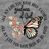All My Life You Have Been Faithful Butterfly Christian Toddler Hoodie thumb 2