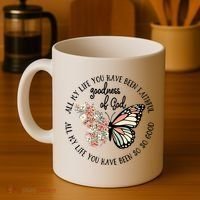 All My Life You Have Been Faithful Butterfly Christian Coffee Mug thumb 4
