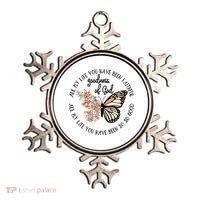 All My Life You Have Been Faithful Butterfly Christian Ornament thumb 0