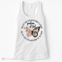All My Life You Have Been Faithful Butterfly Christian Women's Tank Top thumb 0