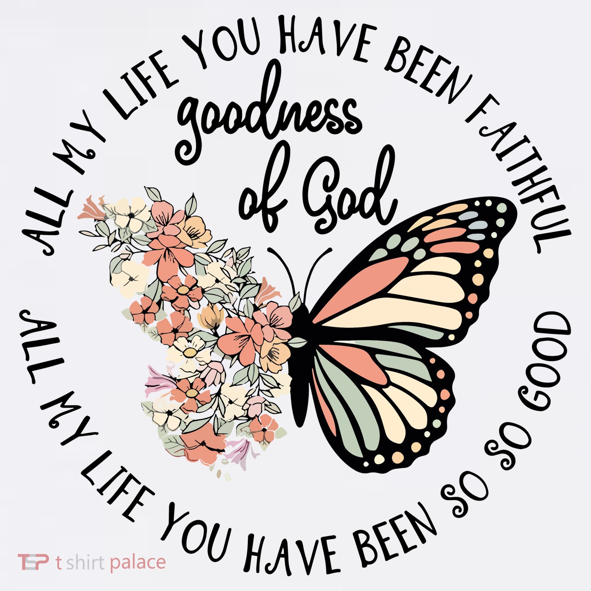 All My Life You Have Been Faithful Butterfly Christian Women's Tank Top