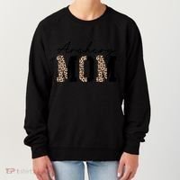 Archery Mom Leopard Archer Archery Mama Proud Parent Hunter Gift Women's Sweatshirt thumb 0