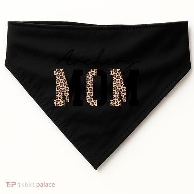 Archery Mom Leopard Archer Archery Mama Proud Parent Hunter Gift USA-Made Doggie Bandana