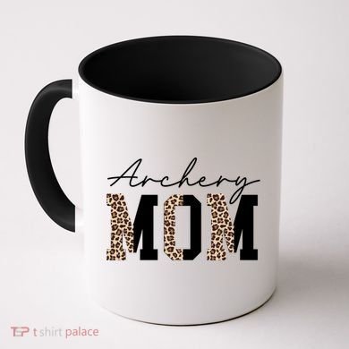 Archery Mom Leopard Archer Archery Mama Proud Parent Hunter Gift Coffee Mug