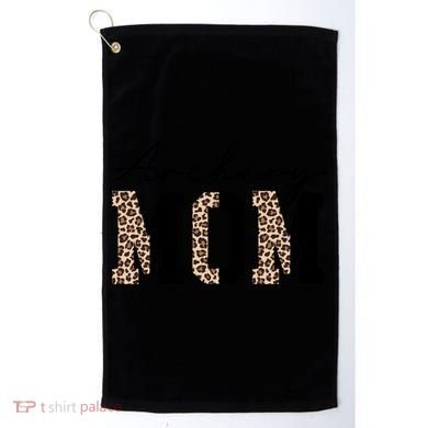 Archery Mom Leopard Archer Archery Mama Proud Parent Hunter Gift Golf Towel