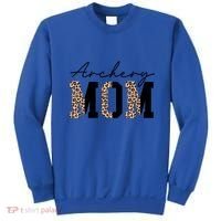 Archery Mom Leopard Archer Archery Mama Proud Parent Hunter Gift Sweatshirt thumb 0