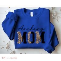 Archery Mom Leopard Archer Archery Mama Proud Parent Hunter Gift Sweatshirt thumb 2