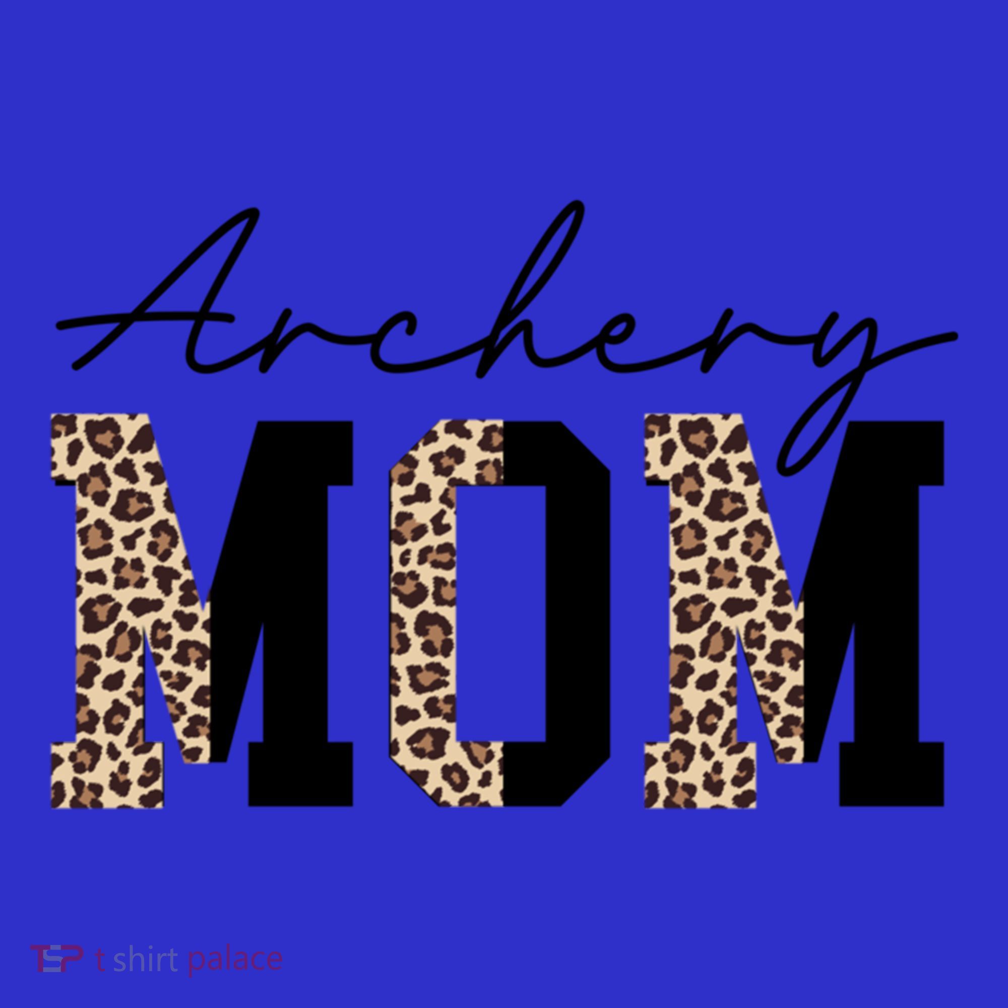 Archery Mom Leopard Archer Archery Mama Proud Parent Hunter Gift Sweatshirt