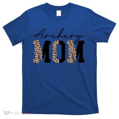 Archery Mom Leopard Archer Archery Mama Proud Parent Hunter Gift T-Shirt