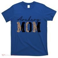 Archery Mom Leopard Archer Archery Mama Proud Parent Hunter Gift T-Shirt thumb 0