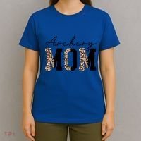 Archery Mom Leopard Archer Archery Mama Proud Parent Hunter Gift T-Shirt thumb 4