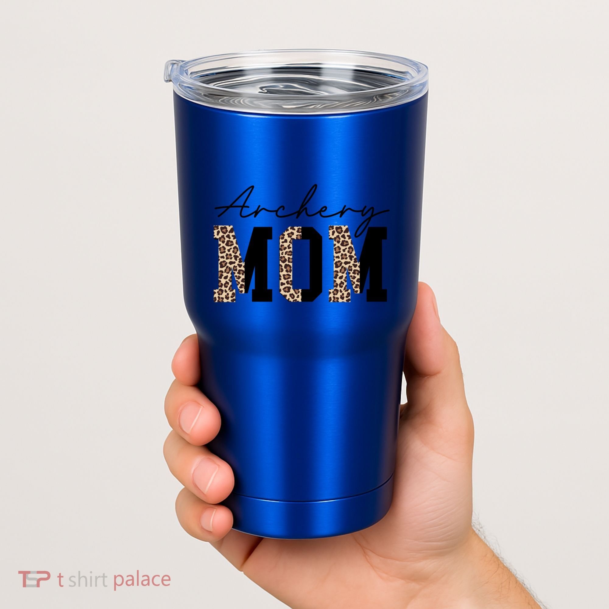 Archery Mom Leopard Archer Archery Mama Proud Parent Hunter Gift Tumbler
