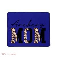 Archery Mom Leopard Archer Archery Mama Proud Parent Hunter Gift Mousepad thumb 0