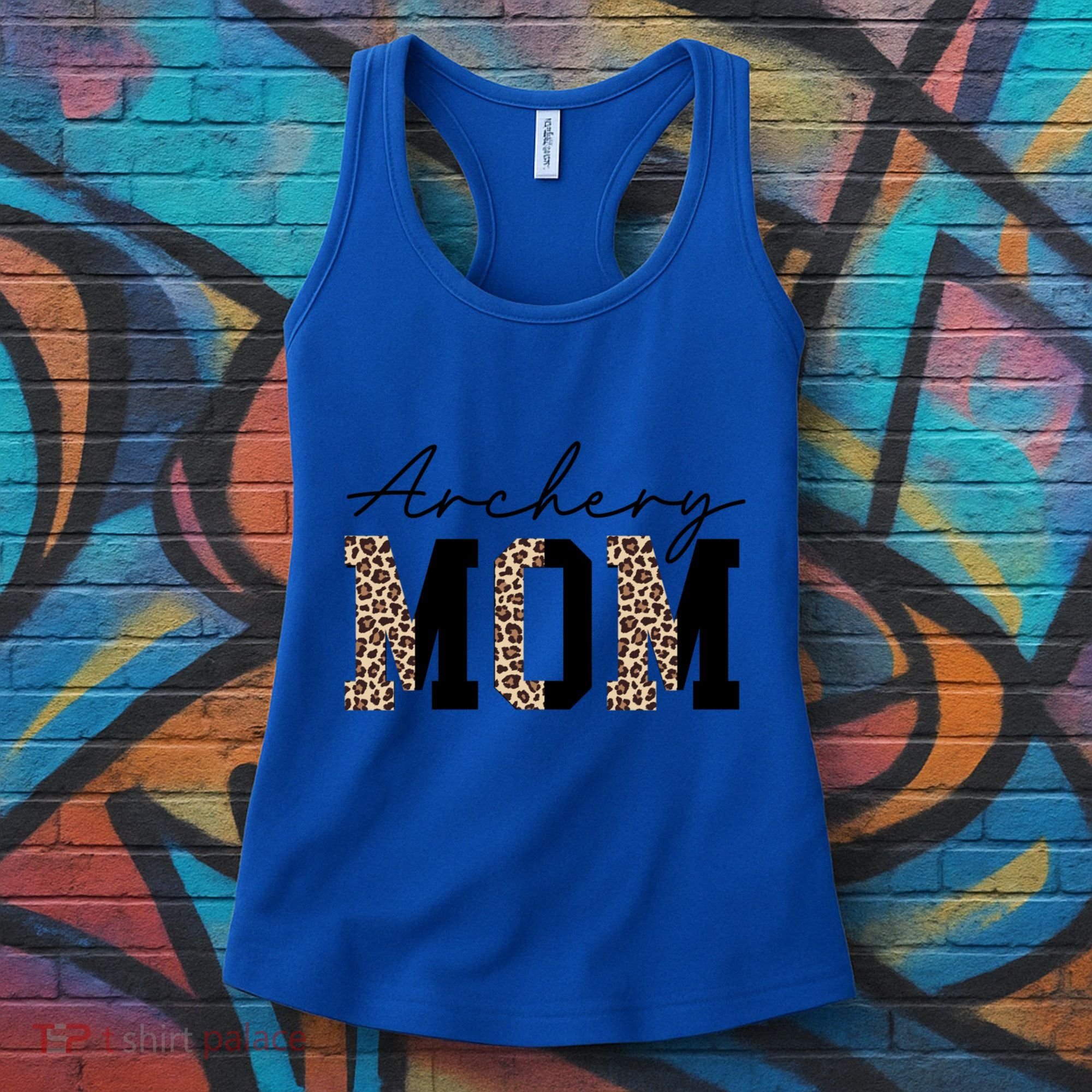 Archery Mom Leopard Archer Archery Mama Proud Parent Hunter Gift Women's Tank Top