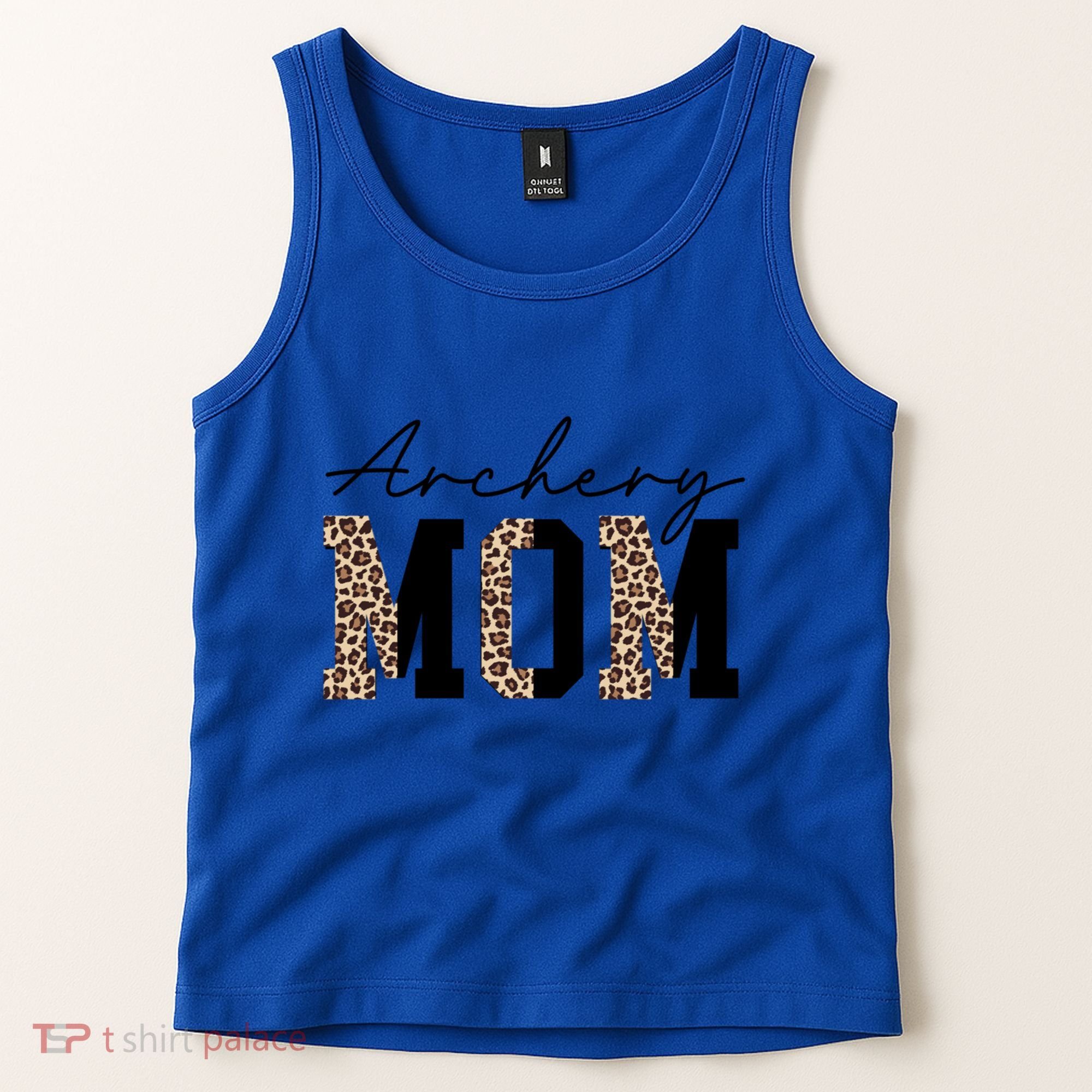Archery Mom Leopard Archer Archery Mama Proud Parent Hunter Gift Tank Top
