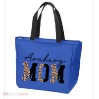 Archery Mom Leopard Archer Archery Mama Proud Parent Hunter Gift Tote Bag thumb 3