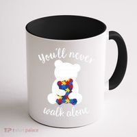 Autism Mom Love Women Autism Awareness Mom Cute Gift Coffee Mug thumb 1