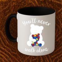 Autism Mom Love Women Autism Awareness Mom Cute Gift Coffee Mug thumb 2