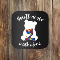 Autism Mom Love Women Autism Awareness Mom Cute Gift Coaster thumb 0