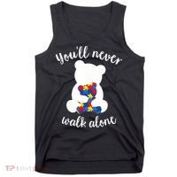 Autism Mom Love Women Autism Awareness Mom Cute Gift Tank Top thumb 0